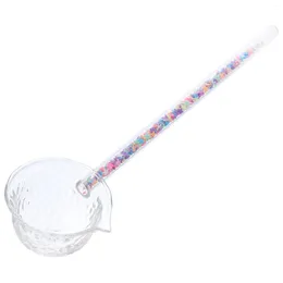 Spoons Ice Cream Handheld Soup Concentrate Multifunction Glass Water Multi-function Tea Serving
