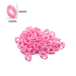 20/50/100Pcs Multi Acrylic Twisted Chains Assembled Parts Beads For Jewelry Making DIY Bracelet Necklace Earrings Accessories