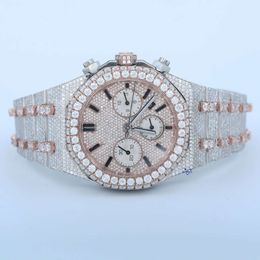 Luxury Looking Fully Watch Iced Out For Men woman Top craftsmanship Unique And Expensive Mosang diamond Watchs For Hip Hop Industrial luxurious 72268