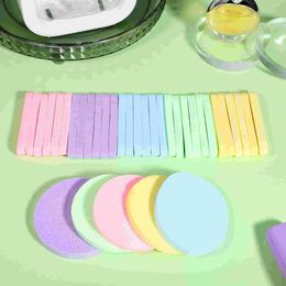 120 Pcs Facial Sponge Sponges Round Makeup Compressed for Washing Face Cleansing Exfoliating Removal Massage Natural