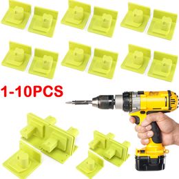 2/5pcs Stand Base Lightweight Tool Storage Mounting Bracket Eco-friendly ABS Easy Instal for Ryobi Holder 18V Battery Adapter