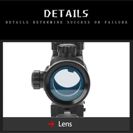 1X40 Tactical Red Dot Scope Sight Riflescope Hunting Holographic Sight 11mm 20mm Rail Mount