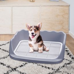 Dog Toilet Pet Training Pee Pad Holder Easy to Clean up Dog Potty Tray,Indoor Pets Training Tray Toilet