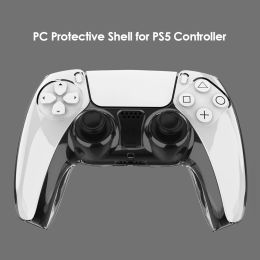 Electronic Machine Accessories Clear PC Cover Ultra Slim Protector Case for PS5 Controller for PS5 DualSense