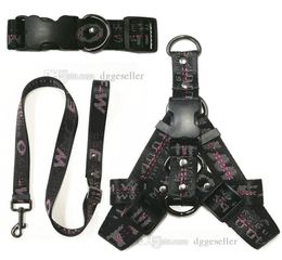 Designer Dog Harness and Leashes Set No Pull Dog Vest Collars for Small Medium Dogs Cat Adjustable Heavy Duty Halter Harnesses wi5832304