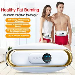 USB Abdominal Vibration Massager Full Body Fat Burning and Shaping Machine Healthy Home Physical Therapy Fitness Massage 240424