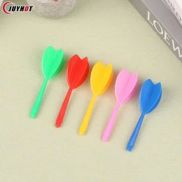 Durable Plastic Shaft Flight Set Red Yellow Blue Green Pink Darts Replacement Accessories for 2BA (4.5mm) Threaded Darts