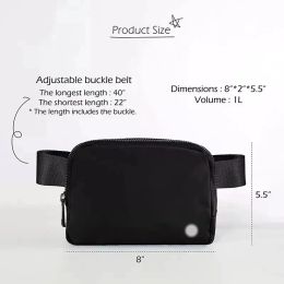 Sacchetti di cintura di giullazione in nylon womens largo in vita grande luxurys borse bum seta pacchetto sport spalla borse da design