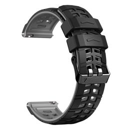 22mm Watchband Silicone For Samsung Galaxy 3 45mm 46mm Gear S3 Sport Smart Watch Strap Bracelet Huawei GT2 3 46mmWristband
