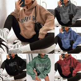 Designer Sweater New Products Listed Explosions Womens Bhvr Game Letter Printing Plush Warm Long Sleeve Autumn and Winter Su2309