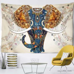 Tapestry Tapestries Mandala Pattern Indian Elephant Tree of Life Wall Decor Bohemian Beach Towel Rug R0411