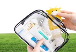 1PCS Transparent Makeup Bag Women Cosmetic PVC Travel Organiser Clear Beauty Case Toiletry Wash Waterproof Storage 2202182229744