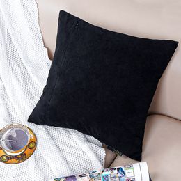 Decorative Soft Luxurious Christmas Throw Pillow Suede Throw Pillow With Silver Geometric Pattern for Sofa Bedroom Party