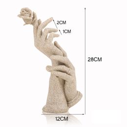 New Female Mannequin Hand Arm Base Display Jewelry rings necklaces bracelets Model hand Stand Rose Flower