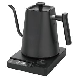 Control 110V 220V Gooseneck Electric Kettle 1000ml Hand Brew Coffee Pot Smart Temperature Control Pot 1200W Rapid Heating Kettle Teapot