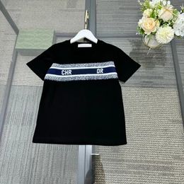 baby t shirt kids designer clothes kid Short Sleeved fasion summer 100% cotton girls boy t-shirt tops luxury brand 1-16 ages Comfortable breathable without pilling