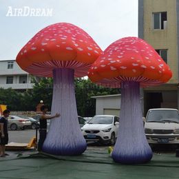 Customized Inflatable Mushroom With LED Lights For Event, Wedding, Party Decorations/ Colorful Mushrooms Balloons