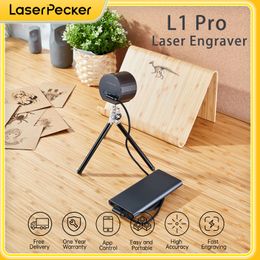 LaserPecker 1 Pro The Most Compact, Safe&Easy to Use Laser Engraver, Pocket Size Wood and Leather Laser Engraving Machine