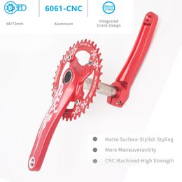 ZEROING Bicycle Crank Chainring 104 BCD Mountain Bike Crankset 32/34/36/38T Mtb Chainwheel 7/8/9/10/11 Crank Set Fit Shimano SLX