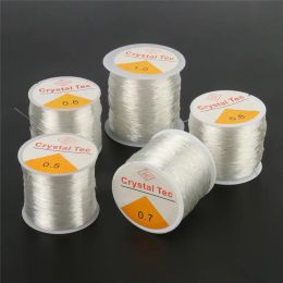 100M Transparent Elastic Crystal Line DIY Beading String Stretch Cords Jewelry Necklace Bracelet Making Rope Home Sewing Threads