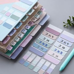 Books Page Mark Label Index Label Stickers Self Adhesive Categorised Label Tag Marker Notepad for Diary Planner Stationery