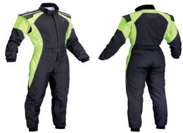 New arrivel car racing suit coverall jacket pants set orange green blue size XS4XL men and women wear not fireproof8254784