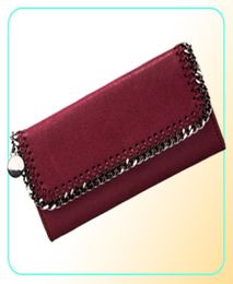 Fashion Women Purse Stella Mccartney Long Sqaure Hasp Lady Wallet Soft PVC Leather Bag 10235348761