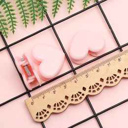 10PCS Cute Pink Colour Mini Plastic Sealing Clips Heart Shape Notes Letter Folder Binder Clips Photo Pegs Mini Clips