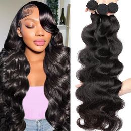 Brazilian Hair Weave Bundles Loose Body Wave 1 3 4 Bundles Virgin Remy Human Hair Bundles Raw Hair Extensions Tissage perruques