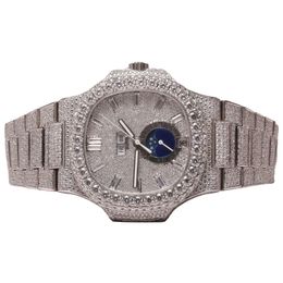 Luxury Looking Fully Watch Iced Out For Men woman Top craftsmanship Unique And Expensive Mosang diamond Watchs For Hip Hop Industrial luxurious 55308