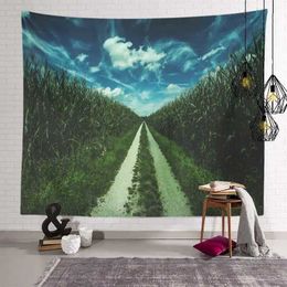 Tapestry Tapestries Series Roadside Home Scenery Decoration Background Wall Bohemian Decorative Aesthetics R0411