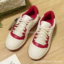 Fashion Quality Daily Leather Shoe 2024 Trainer High Mens Brand Shoes Casual ShoesG Sneaker New Genuine Women High Edition Designer Style W95B