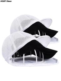 1PC White Hat Wash Protector Baseball Cap Cleaner Baseball Cap Washer Laundry Bag Wash Hat Holder