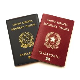 Repubblica Italiana Leather Passport Cover Italia Travel Document ID Credit Card Holder Case Wallet for Italy Men Women