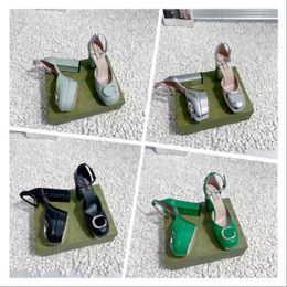 Designer Sandal 2024 New women platform sandals Women Slippers Thick Bottom High heel Sandals Chunky Rubber Slides Platform Bright leather real leather Sandal