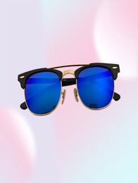 New top quality club Sunglasses Mens Womens Brand Designer UV400 master Glasses Classic Sun glasses Driving Semi Rimless rd3816 sq4996987