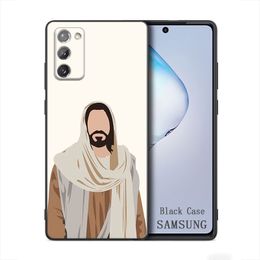 New Faith Christian Religious Jesus Clear Phone Case Samsung Galaxy A91 A73 A72 A71 A53 A52 A7 M62 M22 M30s M31s M33 M52 F23 F41