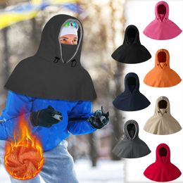 Riding Cap Ski Cap Winter Windproof Cap Outdoor Sports Bib Cold Thickening Down Ski Hot Weather Neck Gaiters for Men Mens Ski