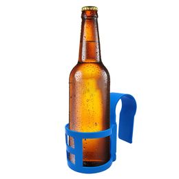 Pool Water Cup Hanging Holder Container Hook for Outdoor Swimming Pool Side Beverage Beer Water Bottle Storage Rack