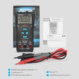 MESTEK DM90 Series Multimeter Clamp Meter AC/DC Current Volt Ohm Tester Meter With Thermocouple LCD Backlight Digital Multimeter