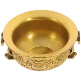 Bowls Model Golden Sacrificial Bowl Treasure Ornament Home Cornucopia Craft Decorative Decoration