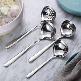 Spoons Kitchen Accessories Stainless Steel Oil Spill-Spoon Soup-Spoon Wall-mounted Pot-Spoon Household Restaurant Filter Soup Spoon