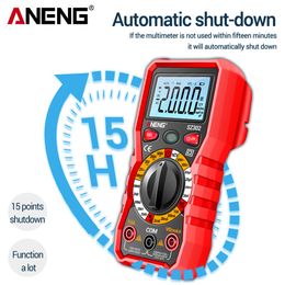 ANENG SZ302 Digital Multimeter NCV Detector AC/DC Voltage Resistance Tester Auto Multimentro Ammeter Capacitance Metre