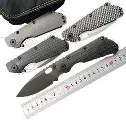 OEM SMF Carbon fiber Titanium handle D2 blade Copper washer Folding Knife kitchen outdoors utility Knives multi EDC Tools9507809