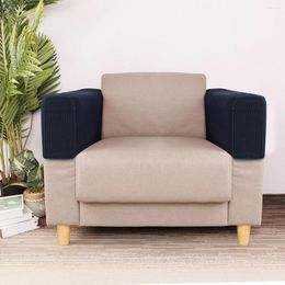 Chair Covers Stretch Armrest 2pcs Loveseats Spandex Arm Chairs Couch Sofa Armchair Slipcovers Protector For