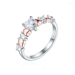 Cluster Rings Silver S925 Wedding And Engagement For Women 3a Cubic Zirconia Ring Jewellery Manufacturer Fine