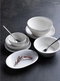 Bowls Frost LAN Folding Soup Bowl Senior Sense Ramen Home Large 2024 Ceramic Nordic Wind