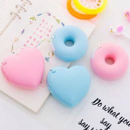 Love Donut Stationery Masking Tape Cutter Paper Washi Tape Storage Organiser Tape Dispenser Cutter Office Supplies