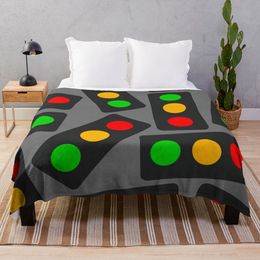Large traffic light pattern (Large & Full version) Throw Blanket Luxury Thicken Blanket Blankets For Bed