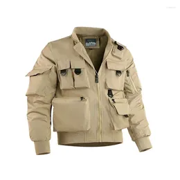 Men's Jackets Luxury-B 97USD 2024 Spring And Autumn Multifunctional Military Off- Jacket Multi-Pocket Simple